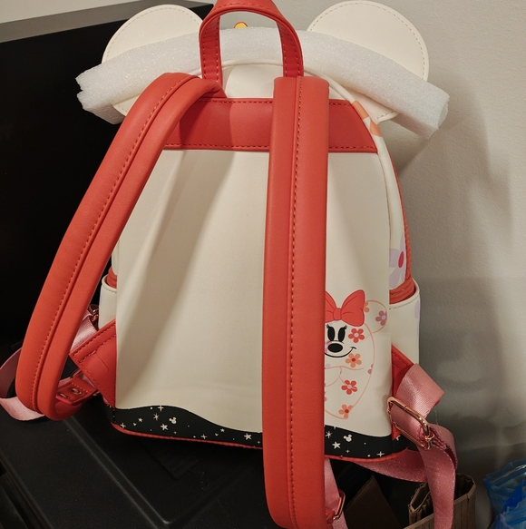 LoungeFly Minnie Mouse Halloween Light Up Backpack - Picture 2 of 6